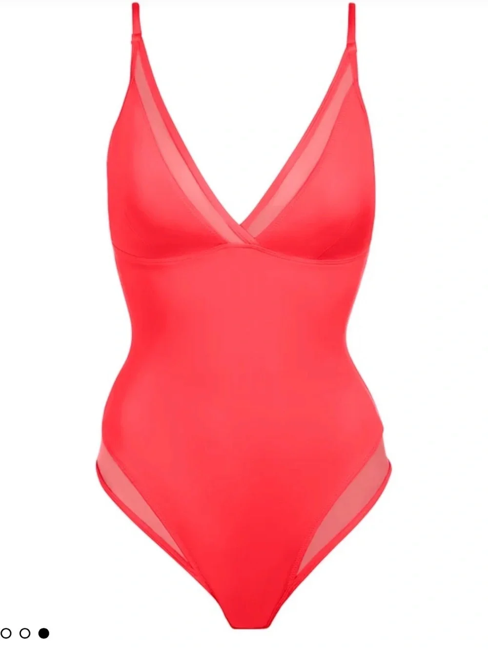 TA3 Meshy Hot Coral Swimsuit